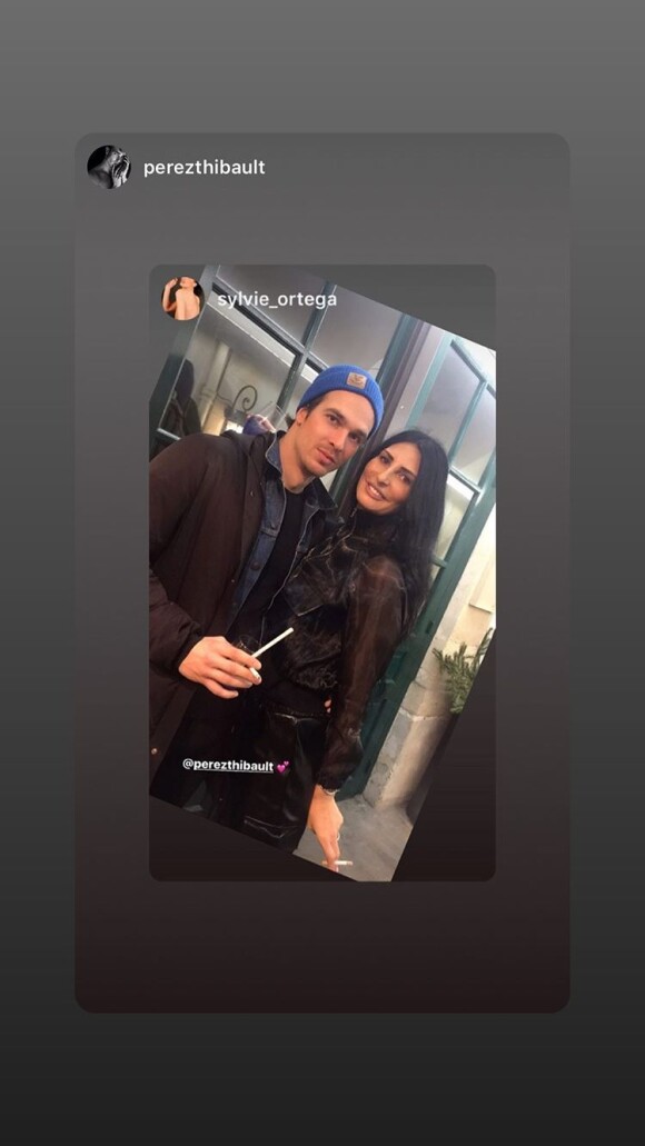 Sylvie Ortega Munos et son nouveau petit-ami le 12 décembre 2019 à Paris.