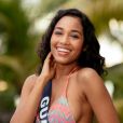  Miss Guadeloupe, Clémence Botino , lors du voyage Miss France 2020, à Tahiti, en novembre 2019.