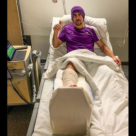 Opéré à la cheville, Franck Ribéry donne des nouvelles depuis son lit d'hôpital le 14 décembre 2019.