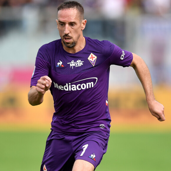 Frank Ribery lors du match du championnat d'Italie de football Serie A, opposant l'ACF Fiorentina à l'Udinese Calcio au stade Artemio Franchi à Florence, Italie, le 6 octobre 2019. © Inside/Panoramic/Bestimage