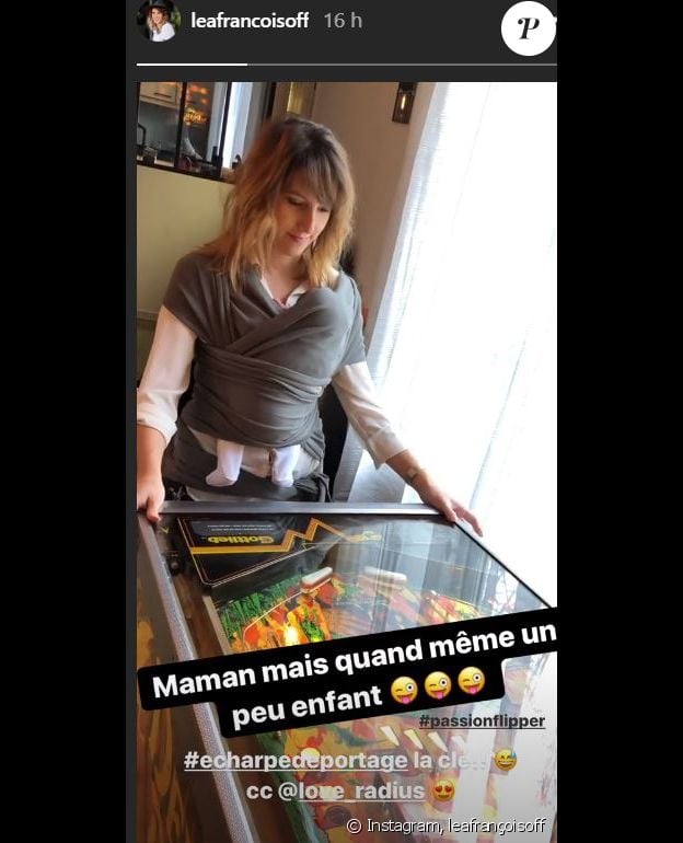 Léa François partage une vidéo de sa fille Louison et elle sur Instagram, le 15 décembre 2019