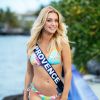 Miss Provence, Lou Ruat, lors du voyage Miss France 2020, à Tahiti, en novembre 2019.