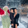 Kourtney Kardashian et son fils Reign à la fête de Noël familiale le 24 décembre 2018.