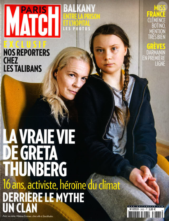 Couverture du nouveau numéro de "Paris Match" paru jeudi 19 décembre 2019