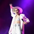 Jessie J en concert sur la scène de l'O2 Academy Newcastle le 30 novembre 2018.