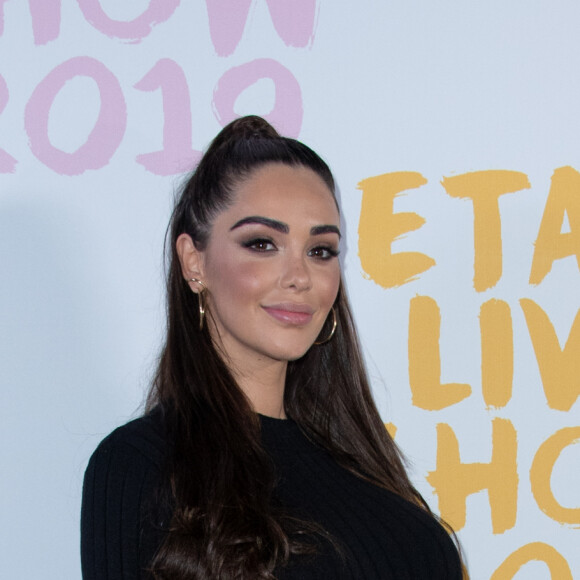 Nabilla Benattia (enceinte) - Photocall - Etam Live Show 2019 au Stade Roland Garros à Paris le 24 septembre 2019. © Rachid Bellak / Bestimage