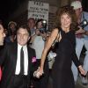 Emanuel Ungaro et sa femme à la soirée du 35e anniversaire de sa marque à New York, en 2001