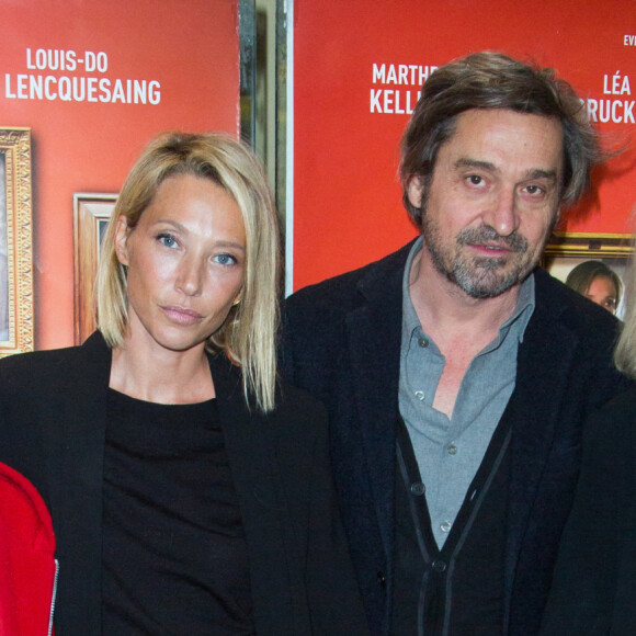 Brigitte Auber, Laura Smet, Louis-Do de Lencquesaing et Marthe Keller assistent à l'avant-première du film "La Sainte Famille" à l'UGC Ciné Cité Les Halles. Paris, le 19 décembre 2019