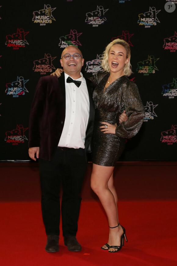Yoann Riou, Emmanuelle Berne - 21e édition des NRJ Music Awards au Palais des festivals à Cannes le 9 novembre 2019. © Dominique Jacovides/Bestimage