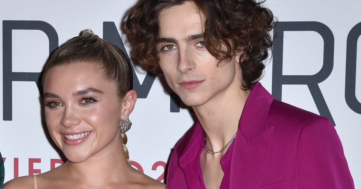 Florence Pugh et Timothée Chalamet à la première du film