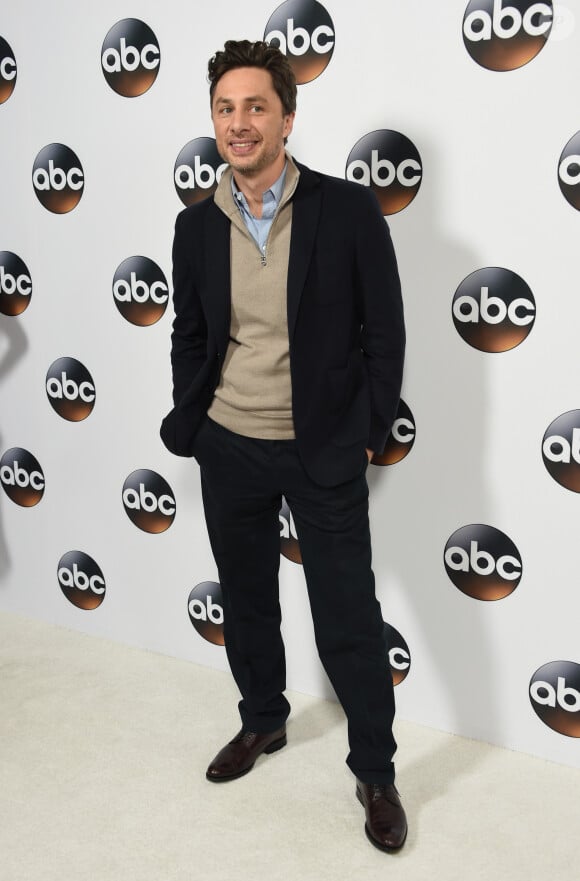 Zach Braff lors de la conférence de presse "Disney ABC TCA" au Langham Huntington hôtel à Pasadena, le 8 janvier 2018. © Chris Delmas/Bestimage