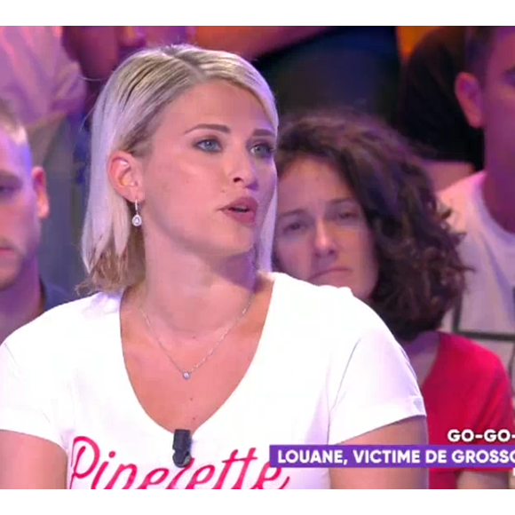 Kelly Vedovelli dans "Touche pas à mon poste", le 5 septembre 2019, sur C8