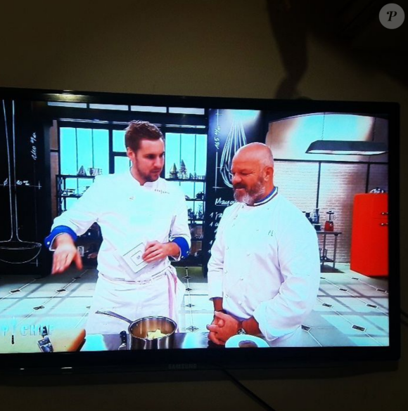 Jérémy Vandernoot, ancien candidat de Top Chef, et Philippe Etchebest sur Instagram - 12 février 2018