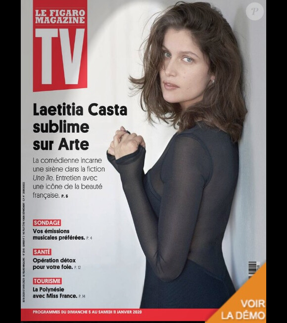 Retrouvez l'interview intégrale de Laetitia Casta dans TV Magazine, programme du 5 au 11 janvier 2020.