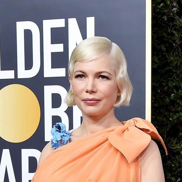 Michelle Williams enceinte - Photocall de la 77e cérémonie annuelle des Golden Globe Awards au Beverly Hilton Hotel à Los Angeles, le 5 janvier 2020.