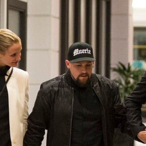 Cameron Diaz et Benji Madden à Sydney en 2015.