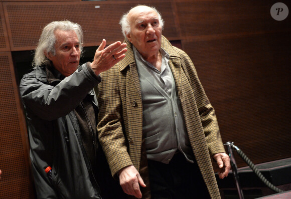 Jacques Doillon et Michel Piccoli - Projection de "La fille prodigue" de Jacques Doillon lors du festival "Toute la mémoire du monde" à la cinémathèque française à Paris le 7 février 2016.