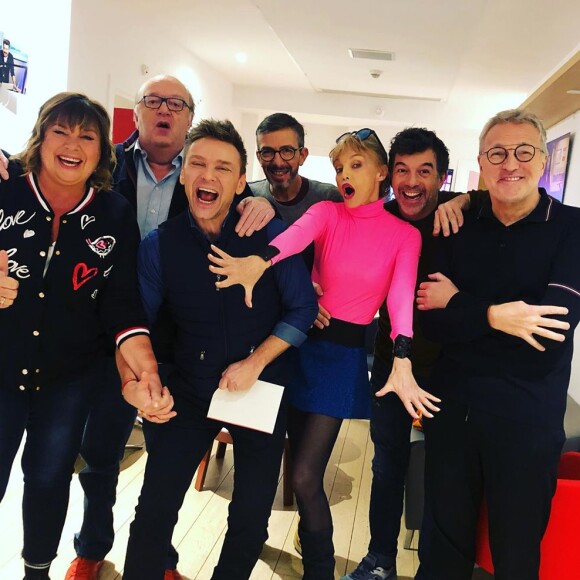 Laurent Ruquier le jour de l'enregistrement de l'émission Les Grosses Têtes, sur RTL, le 6 janvier 2020.