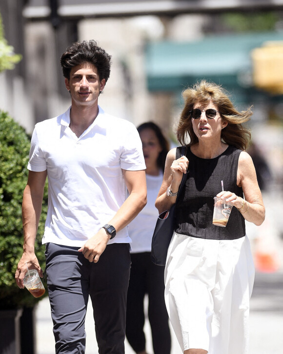 Caroline Kennedy et son fils John Schlossberg à New York, le 16 juillet 2019.