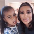 Kim Kardashian et sa fille North sur Instagram, décembre 2019.