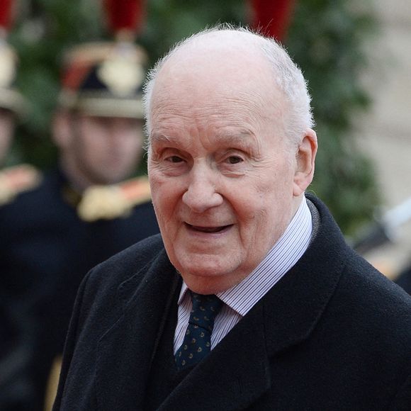 Archives - Michel Bouquet à son arrivée à la Journée d'investiture d'Emmanuel Macron au palais de l'Elysée à Paris. Le 14 mai 2017