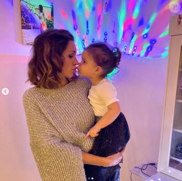 Julia Paredes et sa fille Luna, décembre 2019.