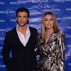 Exclusif - Caroline Receveur et son compagnon Hugo Philip - Les célébrités assistent au dîner de gala de l'association "Make a wish" au Pavillon Potel et Chabot à Paris. Le 9 décembre 2019 © Rachid Bellak / Bestimage