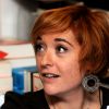 Chloé Verlhac (épouse du dessinateur de "Charlie Hebdo" assassiné, Tignous) lors de la séance de dédicaces de son livre hommage à Tignous au Théâtre du Rond Point à Paris. Le 15 octobre 2015. @Alain Apaydin/ABACAPRESS.COM