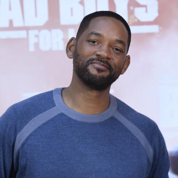 Will Smith lors du photocall du film "Bad Boys For Life" à Madrid, Espagne, le 8 janvier 2020.