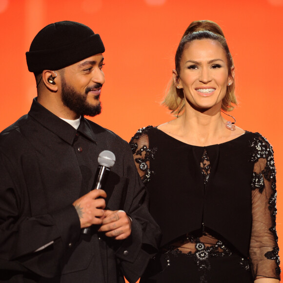 Slimane et Vitaa - Enregistrement de l'émission "La Chanson secrète 5", qui sera diffusée le 11 janvier 2020 sur TF1, à Paris. Le 17 décembre 2019 © Gaffiot-Perusseau / Bestimage