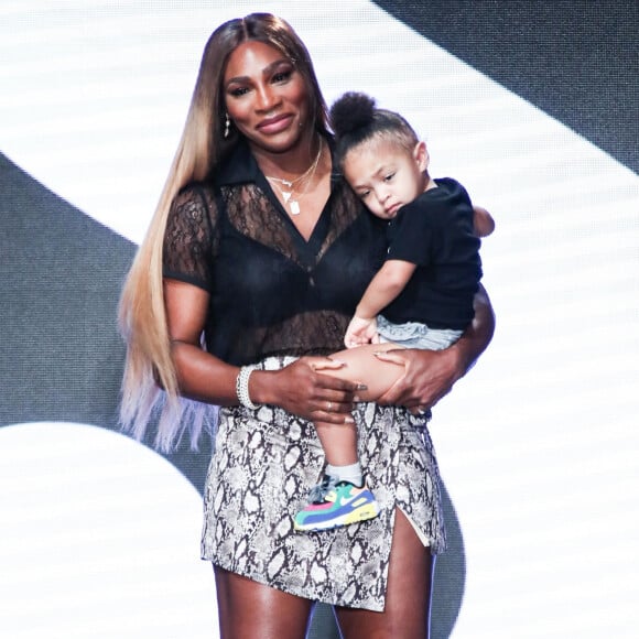 Serena Williams, Alexis Olympia Ohanian Jr. au défilé Prêt à porter Serena Williams Printemps/Eté 2020 lors de la Fashion Week de New York le 10 septembre 2019.