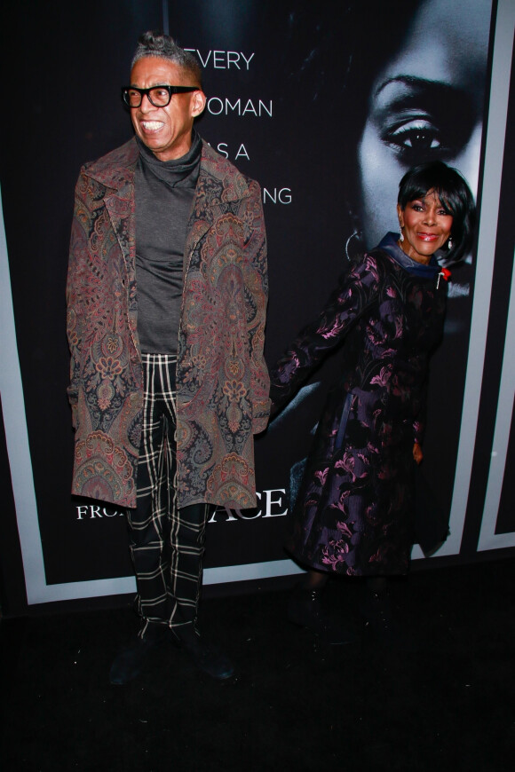B. Michael et Cicely Tyson - Première du film "A Fall From Grace" au cinéma Metrograph à New York City. Le 13 janvier 2020.