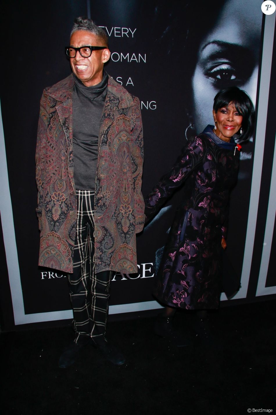 B. Michael Et Cicely Tyson - Première Du Film A Fall From Grace Au ...