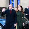 Le prince William, duc de Cambridge, et Catherine Kate Middleton, duchesse de Cambridge, lors d'une visite à la mairie de Bradford le 15 janvier 2020.