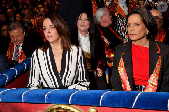 Pauline Ducruet et sa mère la princesse Stéphanie de Monaco durant la soirée d'ouverture du 44eme Festival International du Cirque de Monte-Carlo à Monaco le 16 janvier 2020. Le Festival se déroule sous le chapiteau de Fontvieille du 16 au 26 janvier 2020. © Bruno Bebert/Bestimage