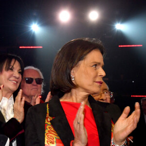 Pauline Ducruet et sa mère la princesse Stéphanie de Monaco durant la soirée d'ouverture du 44eme Festival International du Cirque de Monte-Carlo à Monaco le 16 janvier 2020. Le Festival se déroule sous le chapiteau de Fontvieille du 16 au 26 janvier 2020. © Bruno Bebert/Bestimage