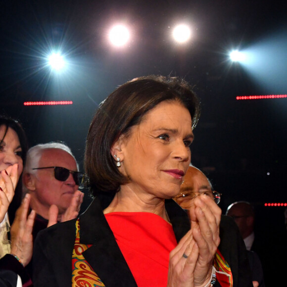 Pauline Ducruet et sa mère la princesse Stéphanie de Monaco durant la soirée d'ouverture du 44eme Festival International du Cirque de Monte-Carlo à Monaco le 16 janvier 2020. Le Festival se déroule sous le chapiteau de Fontvieille du 16 au 26 janvier 2020. © Bruno Bebert/Bestimage