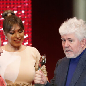 Pedro Almodovar lors de la cérémonie de la 7ème édition des "Feroz Cinema Awards" à Madrid, le 16 janvier 2020.
