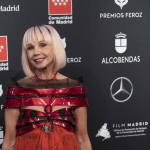 Victoria Abril au photocall de la 7ème édition des "Feroz Cinema Awards" à Madrid, le 16 janvier 2020.