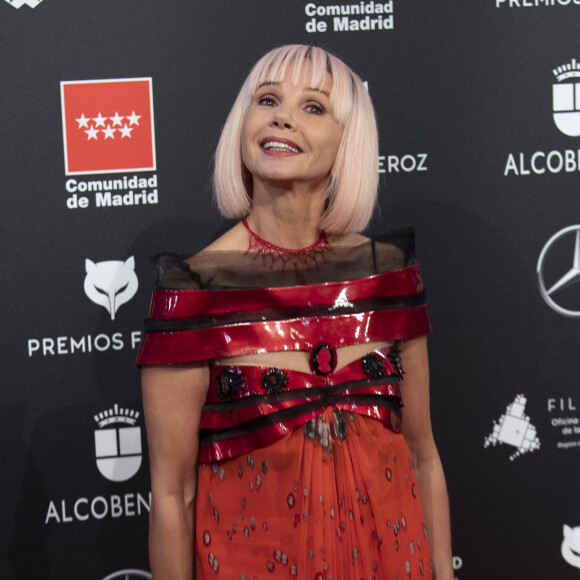 Victoria Abril au photocall de la 7ème édition des "Feroz Cinema Awards" à Madrid, le 16 janvier 2020.