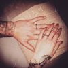 Gaetan dévoile son tatouage d'alliance sur Instagram le 19 janvier 2020.