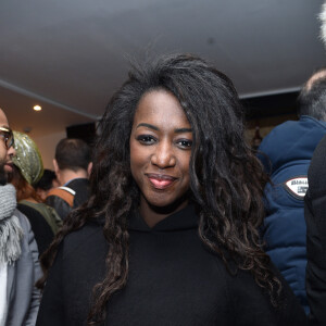 Exclusif - Hapsatou Sy - Générale de la pièce de théâtre "Un Jour J'irai à Détroit !" au théâtre du Gymnase Marie Bell à Paris, France, le 20 janvie 2020. C'est sur une note historique et de devoir que S.Bugsy et D.Desclos ont souhaité au travers d'une pièce de théâtre, montrer et partager le combat des révoltés tirailleurs sénégalais, massacrés par l'armée française à Thiaroye le 01 décembre 1944. Mise en scène par D.Coubes. © Giancarlo Gorassini/Bestimage