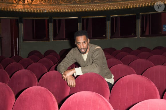 Exclusif - Stomy Bugsy - Répétition de la pièce de théâtre "Un Jour J'irai à Détroit !" au théâtre du Gymnase Marie Bell à Paris, France, le 20 janvie 2020. C'est sur une note historique et de devoir que S.Bugsy et D.Desclos ont souhaité au travers d'une pièce de théâtre, montrer et partager le combat des révoltés tirailleurs sénégalais, massacrés par l'armée française à Thiaroye le 01 décembre 1944. Mise en scène par D.Coubes. © Ccoadic Guirec/Bestimage