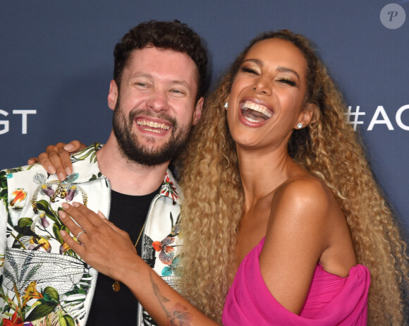 Calum Scott et Leona Lewis lors de la finale de la saison 14 d'America's Got Talent au Dolby Theatre le 18 septembre 2019 à Hollywood, Los Angeles. Photo : Tammie Arroyo/AFF/ABACAPRESS.COM