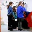 Kate Middleton, duchesse de Cambridge, participe au lancement d'une enquête sur la petite enfance à l'échelle de tout le Royaume Uni le 21 janvier 2020 à Birmingham.