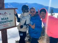 Laeticia Hallyday au ski avec la fille de Pascal Balland et Kev Adams
