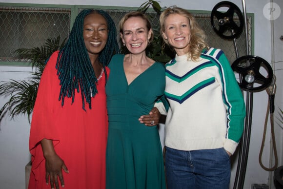 Nadège Beausson Diagne, Sandrine Bonnaire, Alexandra Lamy - La comédienne et réalisatrice S. Bonnaire organise la soirée de soutien de "La Maison des Ames" à la Bellevilloise à Paris qui accueillera des femmes et des enfants victimes de violences le 21 janvier 2020. © Jeremy Melloul/Bestimage