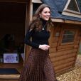 Kate Middleton, duchesse de Cambridge, en visite au centre pour enfants "Ely &amp; Caerau" à Cardiff. Le 22 janvier 2020