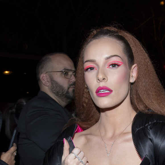 Maëva Coucke (Miss France 2018) - Les célébrités arrivent au défilé de mode Haute-Couture printemps-été 2020 "Jean-Paul Gaultier" au théâtre du Châtelet à Paris le 22 janvier 2020.
