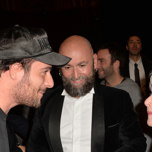 Amir Haddad et Line Renaud assistent au défilé de mode Haute-Couture printemps-été 2020 "Jean-Paul Gaultier" au théâtre du Châtelet à Paris le 22 janvier 2020. © Christophe Clovis - Veeren Ramsamy / Bestimage